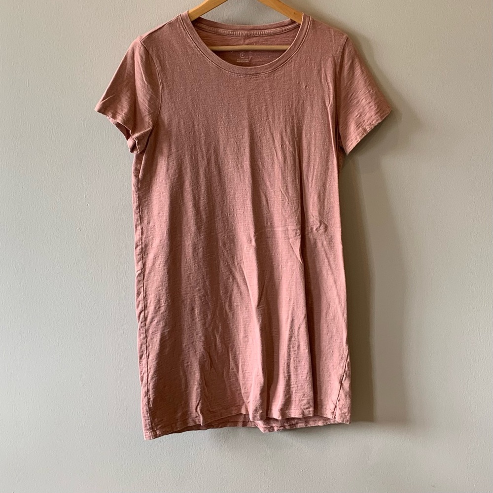Universal Thread Mauve Short Sleeve Tee Dress - Medium